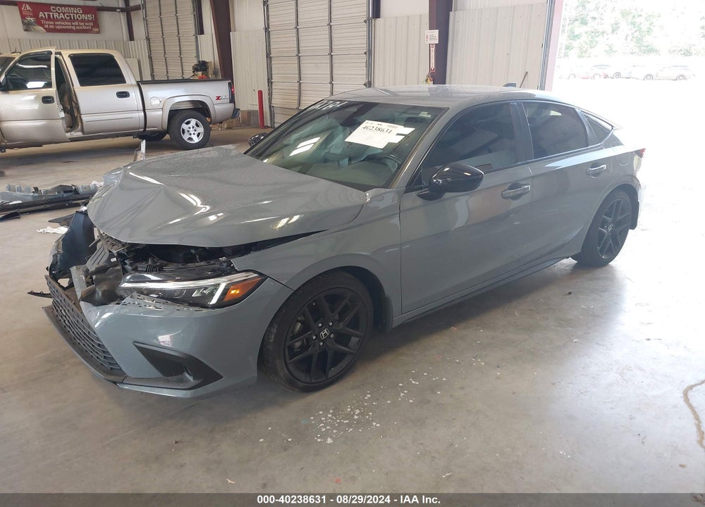 2022 HONDA CIVIC VIN: 19XFL2H86NE005807