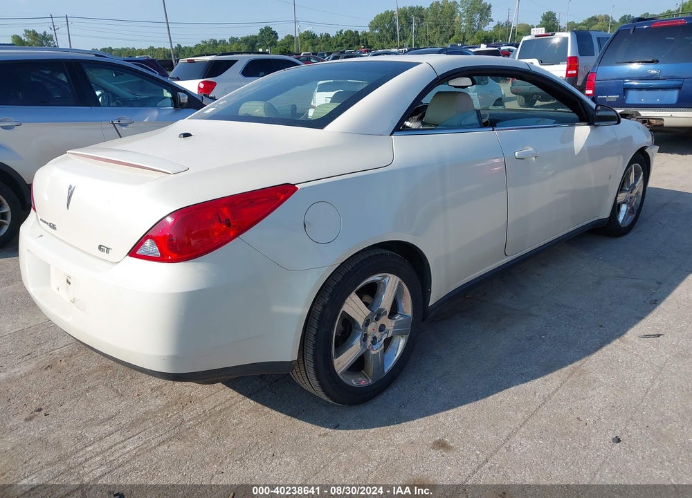 2008 PONTIAC G6 GT VIN: 1G2ZH36N884253726