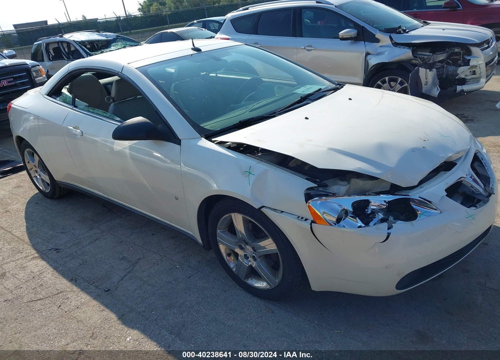 2008 PONTIAC G6 GT VIN: 1G2ZH36N884253726