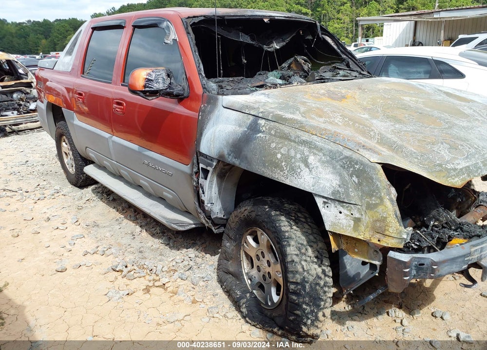 2002 CHEVROLET AVALANCHE 1500 VIN: 3GNEK13T02G168433