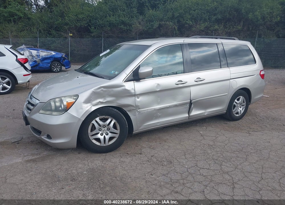 2007 HONDA ODYSSEY EX VIN: 5FNRL38487B130725