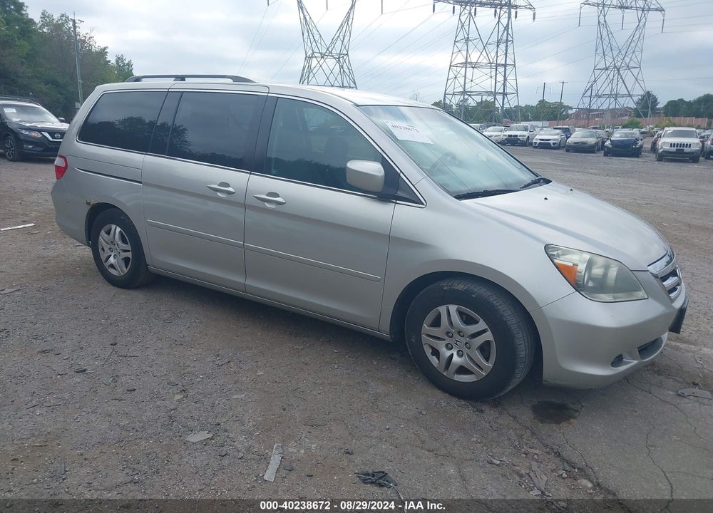 2007 HONDA ODYSSEY EX VIN: 5FNRL38487B130725
