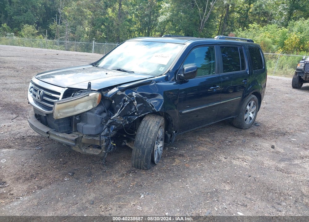 2015 HONDA PILOT TOURING VIN: 5FNYF4H93FB050333