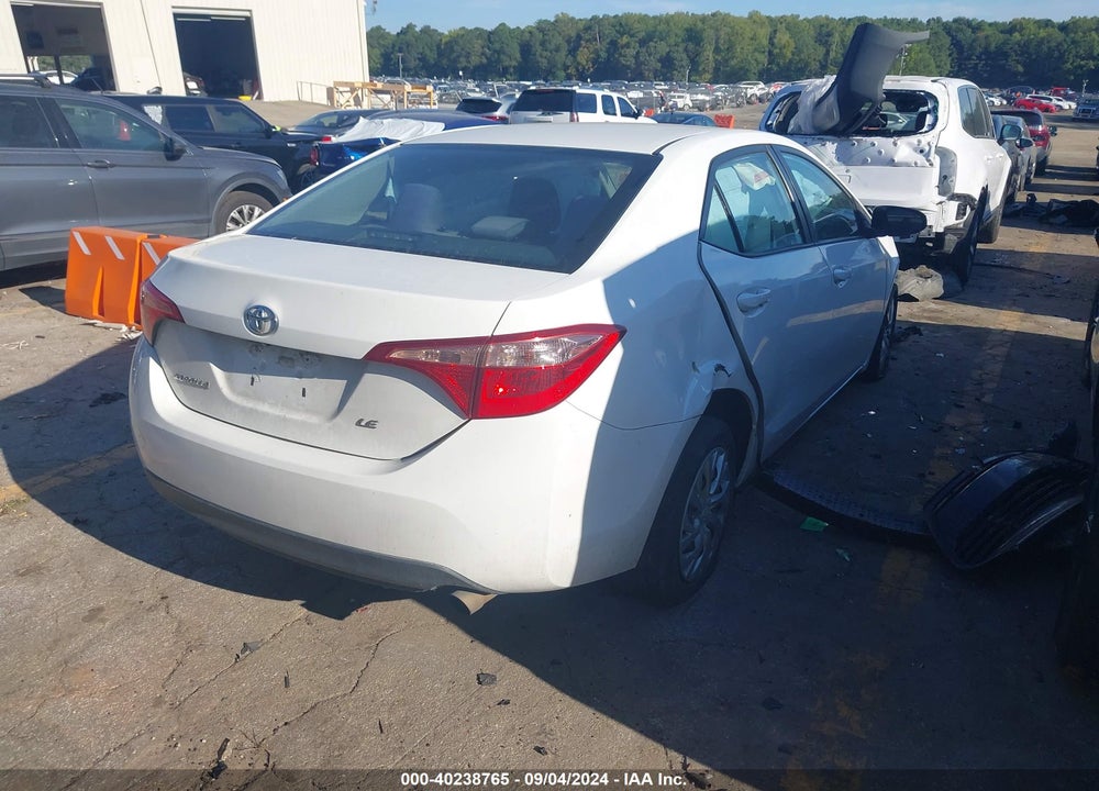 2017 TOYOTA COROLLA LE VIN: 5YFBURHE4HP643857