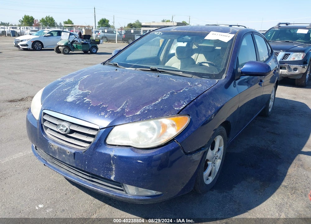 2007 HYUNDAI ELANTRA GLS/LIMITED/SE VIN: KMHDU46D27U244612