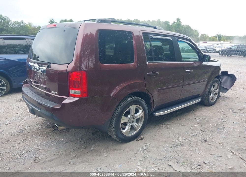 2013 HONDA PILOT EX-L VIN: 5FNYF4H52DB057588