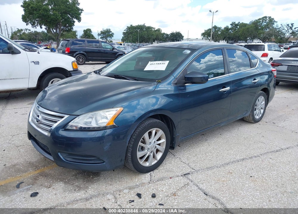 2015 NISSAN SENTRA SV VIN: 3N1AB7AP1FY263666