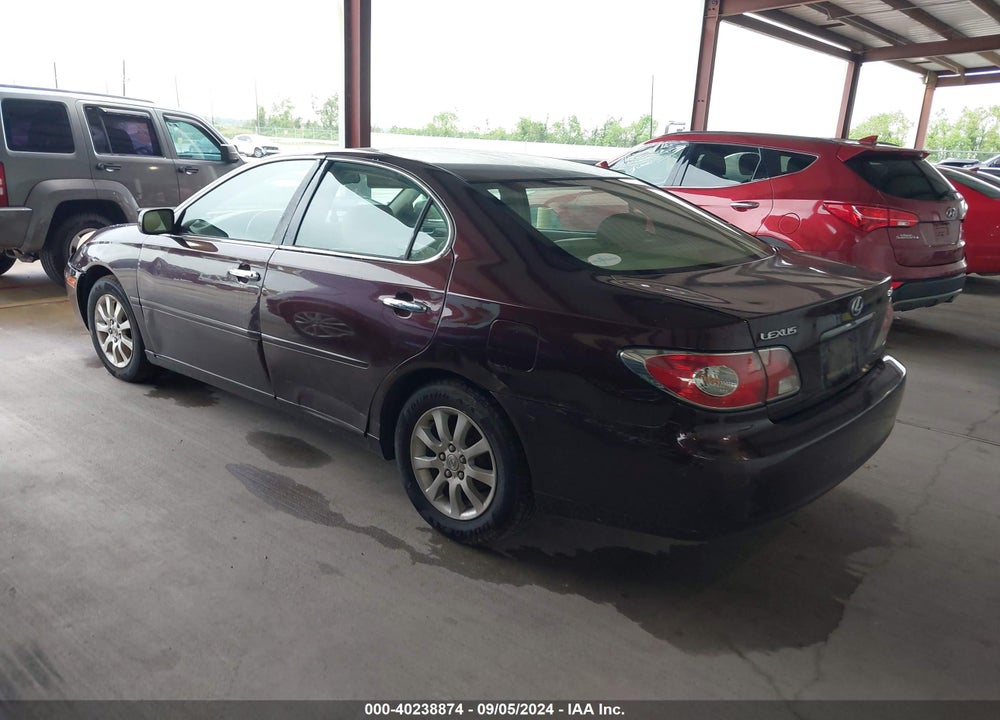 2003 LEXUS ES 300 VIN: JTHBF30G630141678