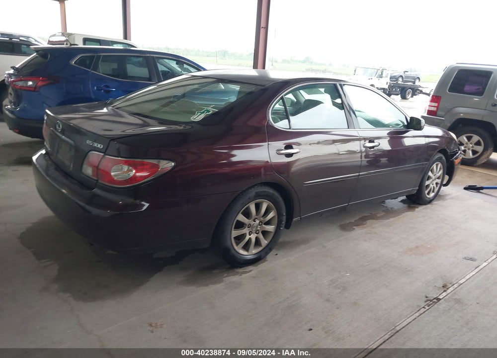 2003 LEXUS ES 300 VIN: JTHBF30G630141678
