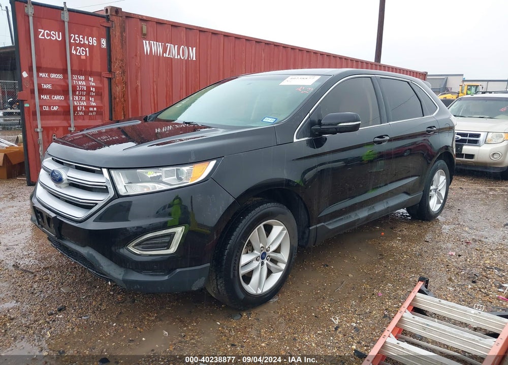 2015 FORD EDGE SEL VIN: 2FMTK3J89FBB25157