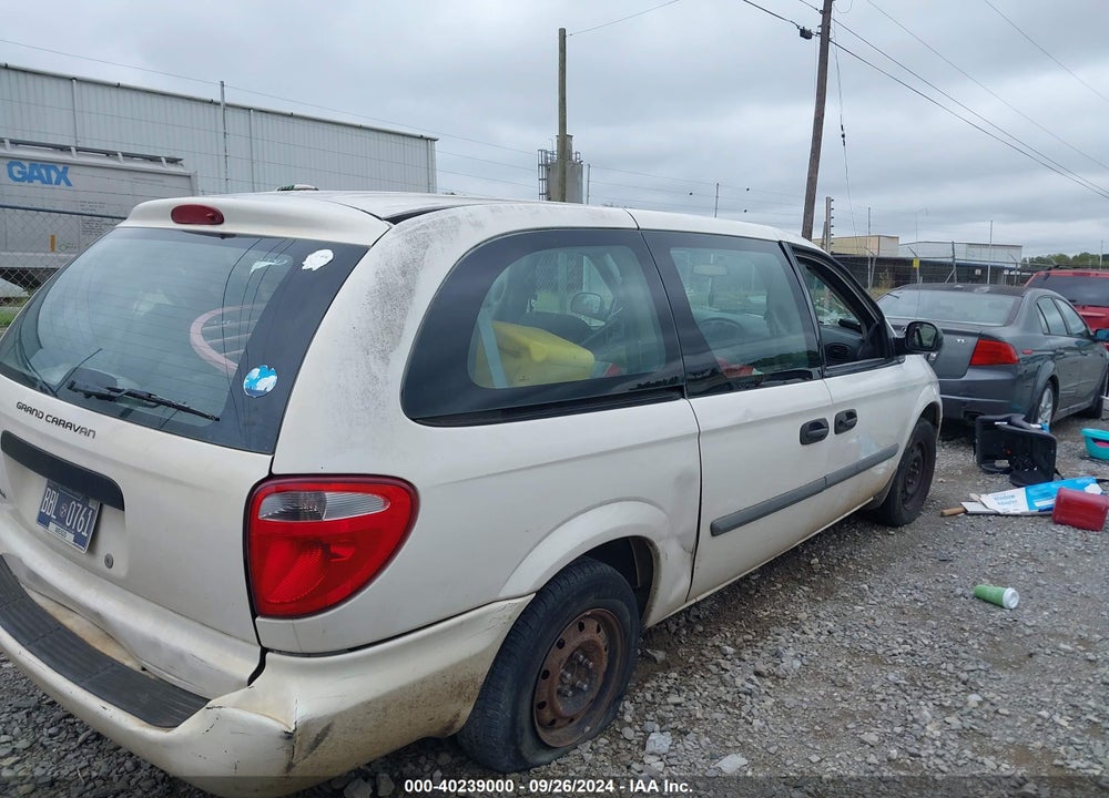 2007 DODGE GRAND CARAVAN SE VIN: 1D4GP24E57B213734