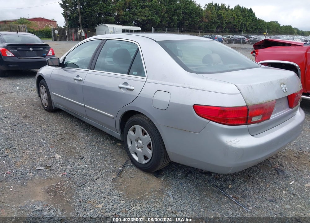 2005 HONDA ACCORD 2.4 LX VIN: 1HGCM56455L004075