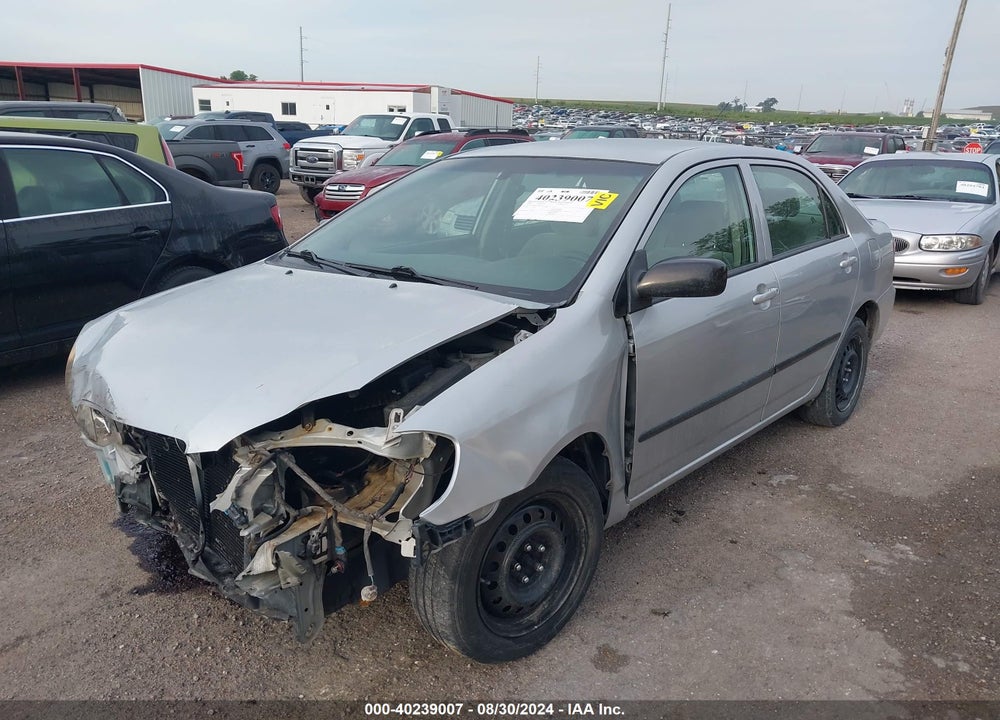 2008 TOYOTA COROLLA CE VIN: 2T1BR32E38C887118