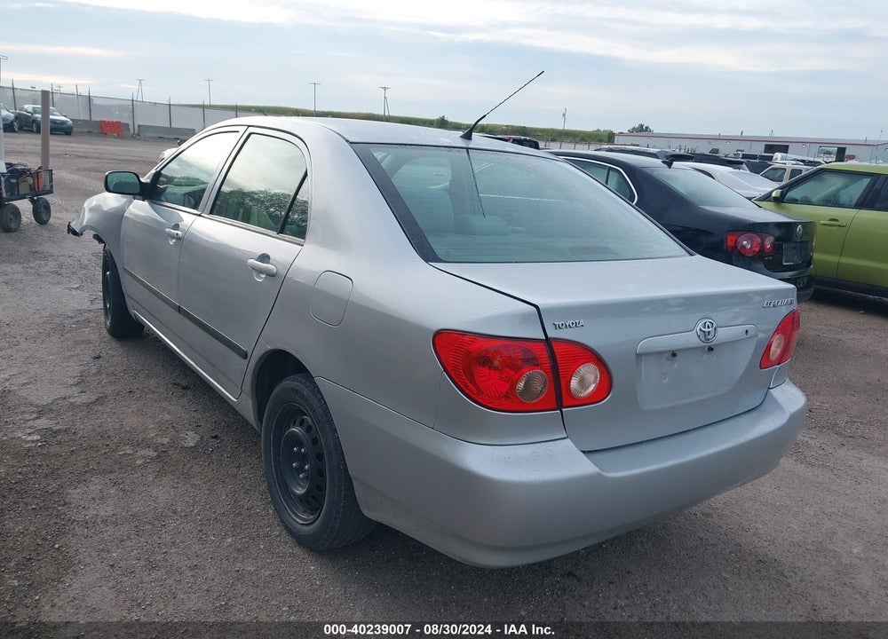 2008 TOYOTA COROLLA CE VIN: 2T1BR32E38C887118