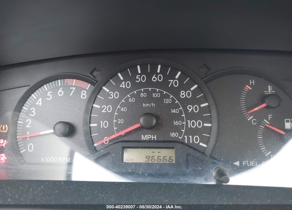 2008 TOYOTA COROLLA CE VIN: 2T1BR32E38C887118