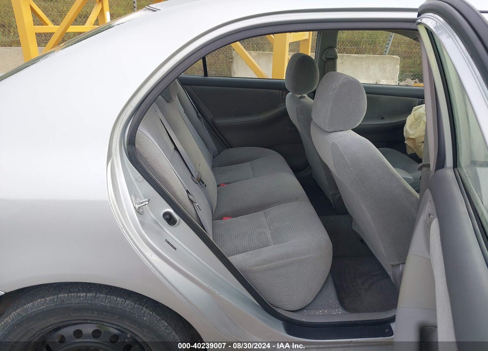 2008 TOYOTA COROLLA CE VIN: 2T1BR32E38C887118