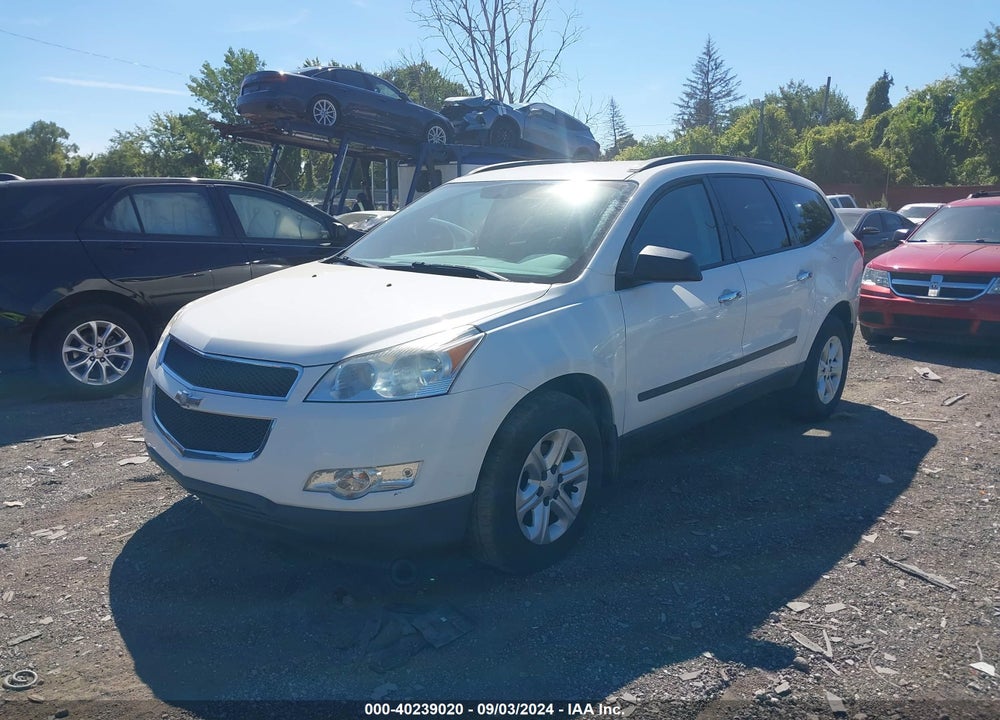 2012 CHEVROLET TRAVERSE LS VIN: 1GNKVFED4CJ419824