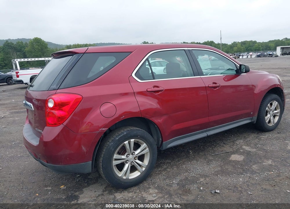 2010 CHEVROLET EQUINOX LS VIN: 2CNALBEW2A6214755
