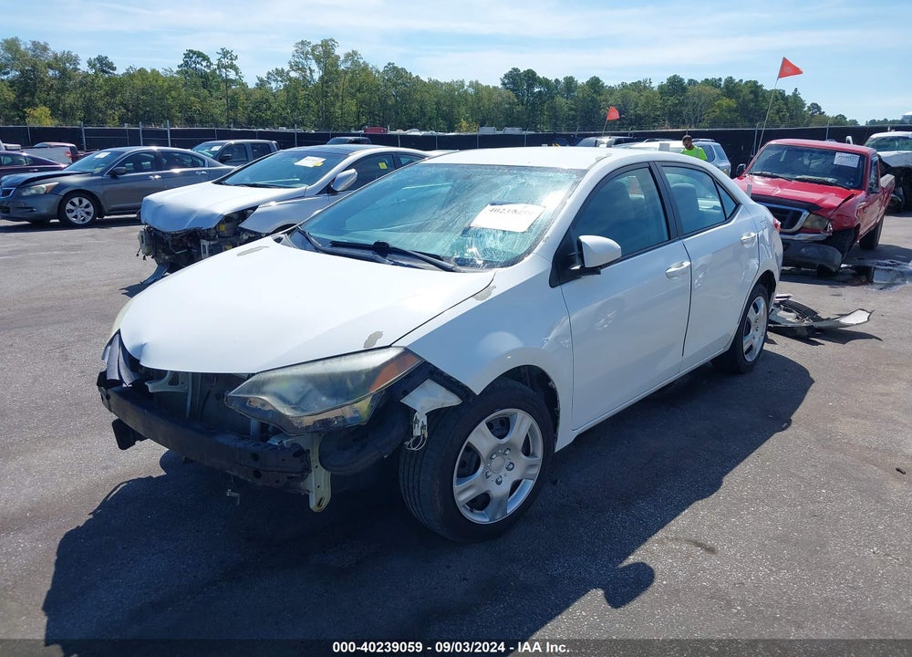 2014 TOYOTA COROLLA LE VIN: 5YFBURHE0EP034339
