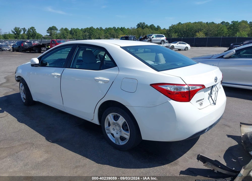 2014 TOYOTA COROLLA LE VIN: 5YFBURHE0EP034339