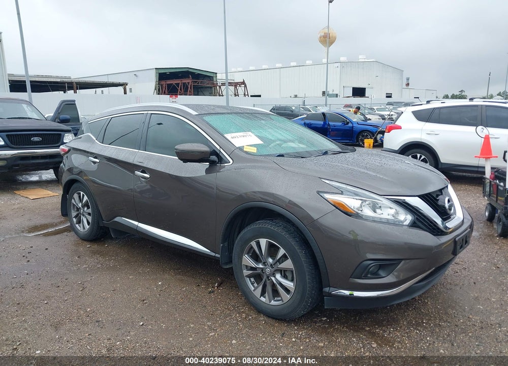 2015 NISSAN MURANO SL VIN: 5N1AZ2MGXFN289232