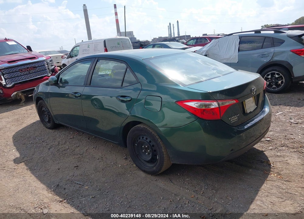 2016 TOYOTA COROLLA LE VIN: 2T1BURHE1GC703978