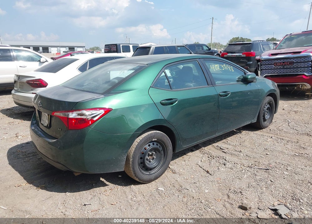 2016 TOYOTA COROLLA LE VIN: 2T1BURHE1GC703978