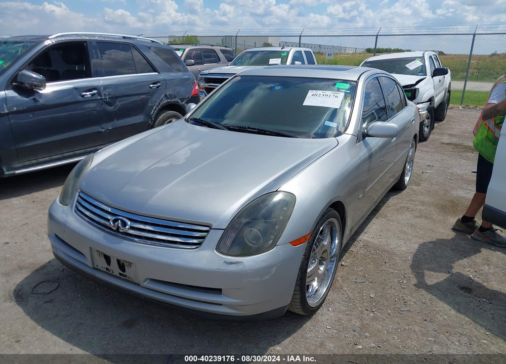 2003 INFINITI G35 BASE W/6 SPEED MANUAL VIN: JNKCV51E53M018964