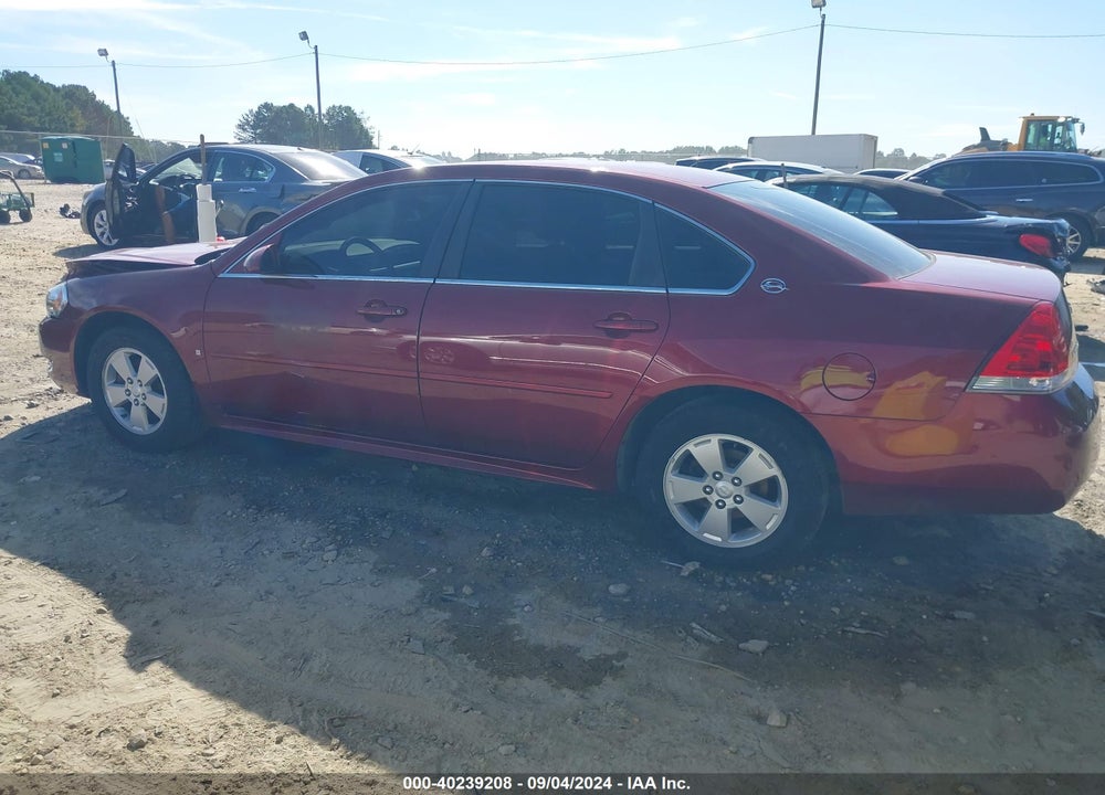 2009 CHEVROLET IMPALA LT VIN: 2G1WT57N891326462