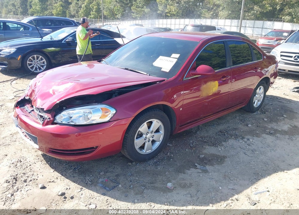 2009 CHEVROLET IMPALA LT VIN: 2G1WT57N891326462