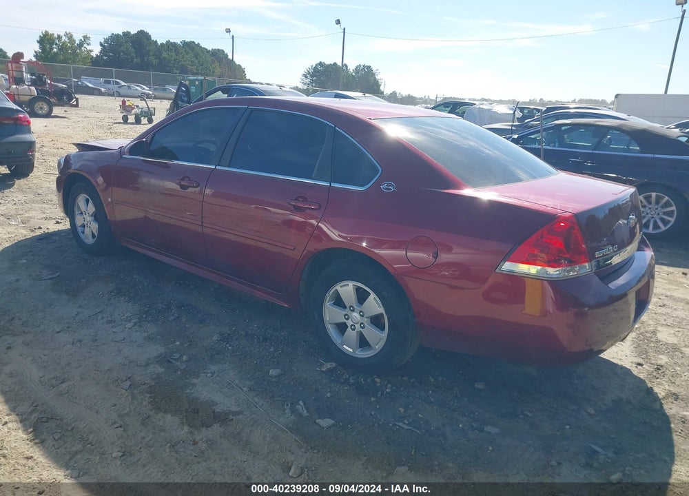2009 CHEVROLET IMPALA LT VIN: 2G1WT57N891326462
