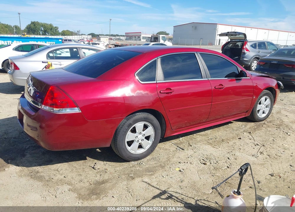 2009 CHEVROLET IMPALA LT VIN: 2G1WT57N891326462