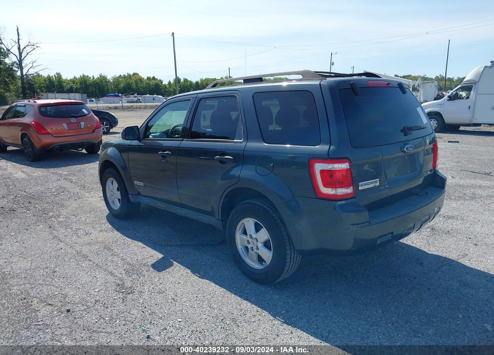 2008 FORD ESCAPE XLT VIN: 1FMCU03Z88KE65343