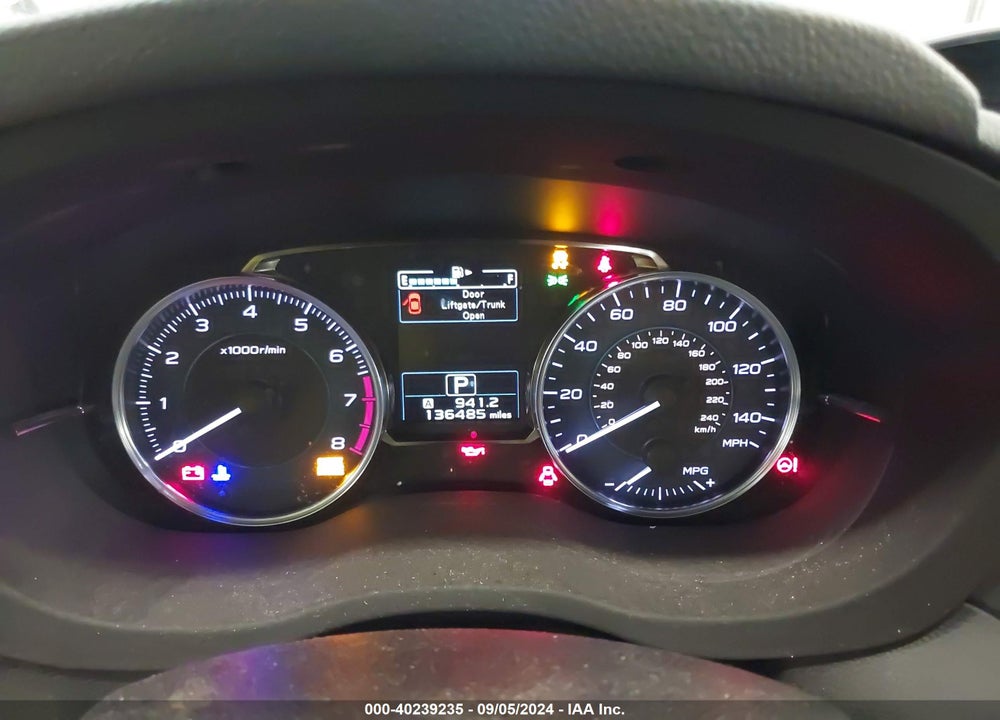 2016 SUBARU CROSSTREK 2.0I LIMITED VIN: JF2GPAKC9G8201903