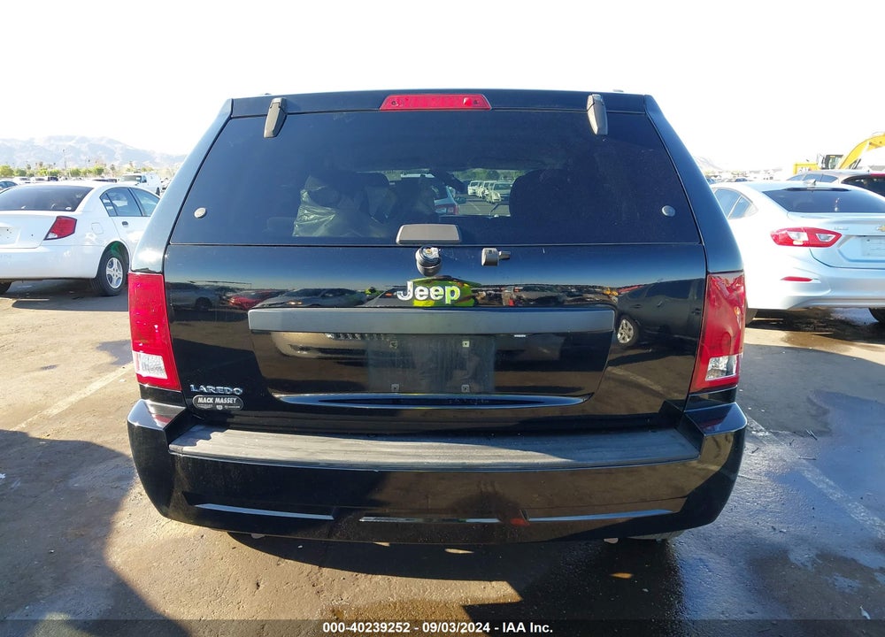 2007 JEEP GRAND CHEROKEE LAREDO VIN: 1J8GS48K67C677142
