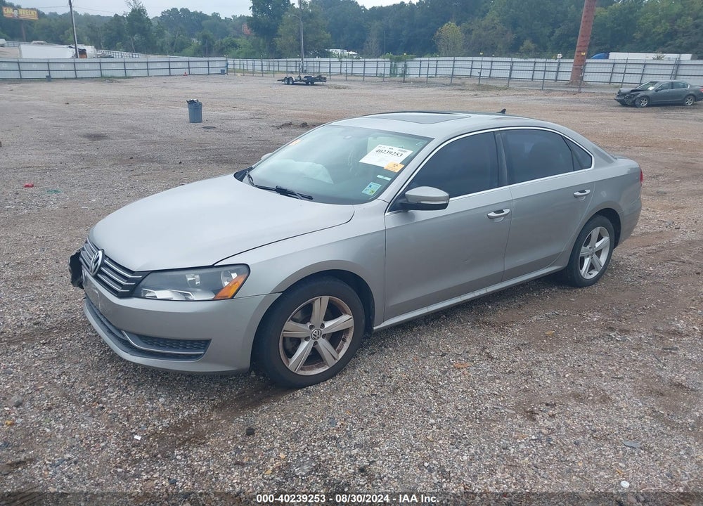 2013 VOLKSWAGEN PASSAT 2.5L SE VIN: 1VWBH7A3XDC080458