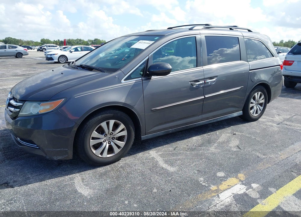 2014 HONDA ODYSSEY EX-L VIN: 5FNRL5H62EB127197
