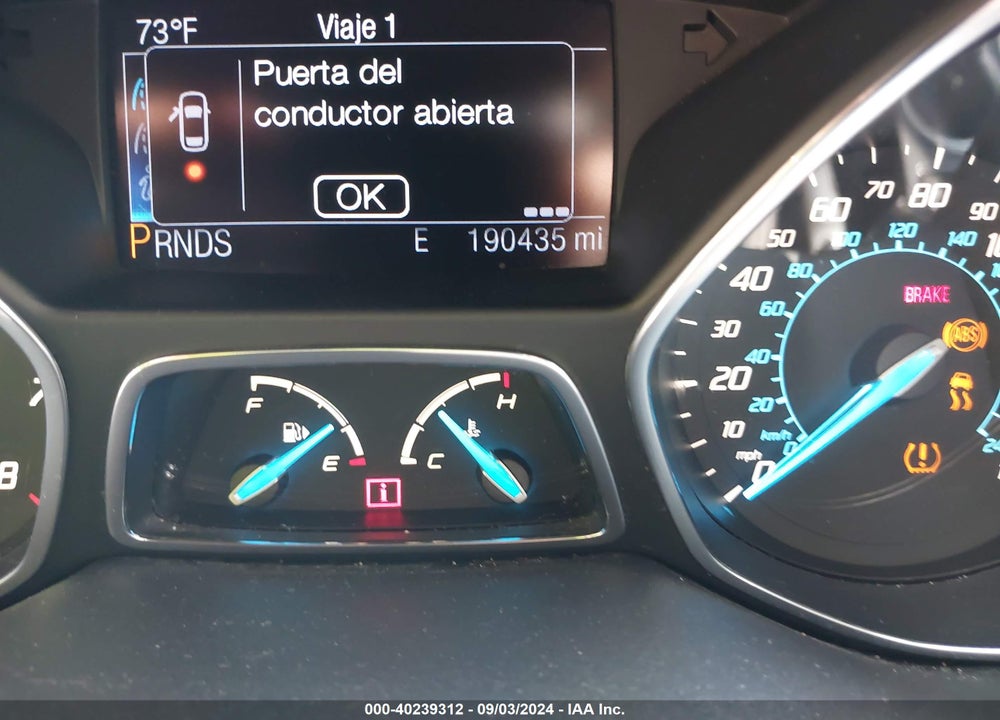 2013 FORD ESCAPE TITANIUM VIN: 1FMCU9J99DUB78423
