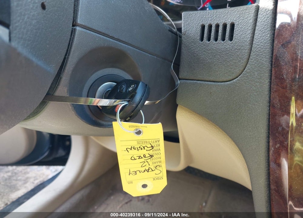 2012 FORD FUSION SEL VIN: 3FAHP0JA9CR390029