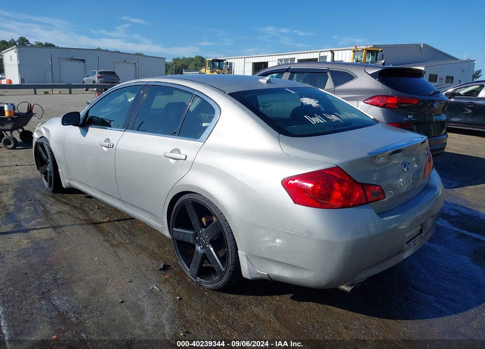 2008 INFINITI G35 JOURNEY VIN: JNKBV61E78M216082