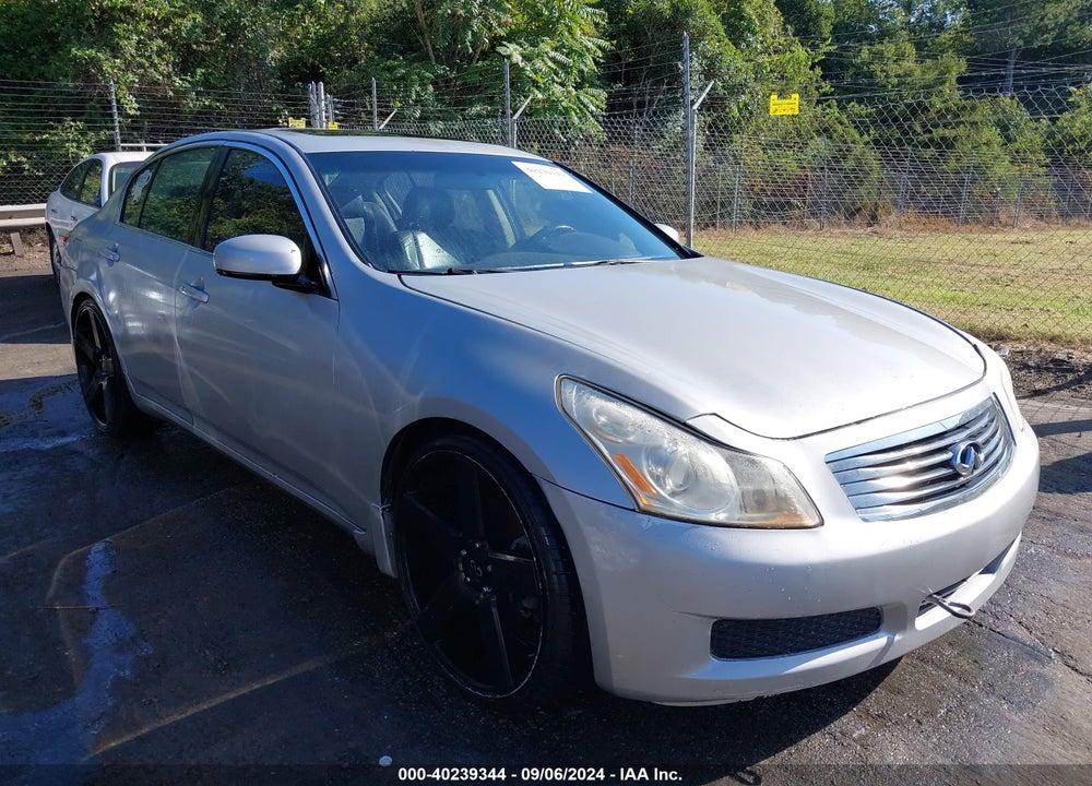 2008 INFINITI G35 JOURNEY VIN: JNKBV61E78M216082