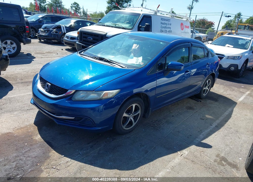 2014 HONDA CIVIC LX VIN: 2HGFB2F56EH545238