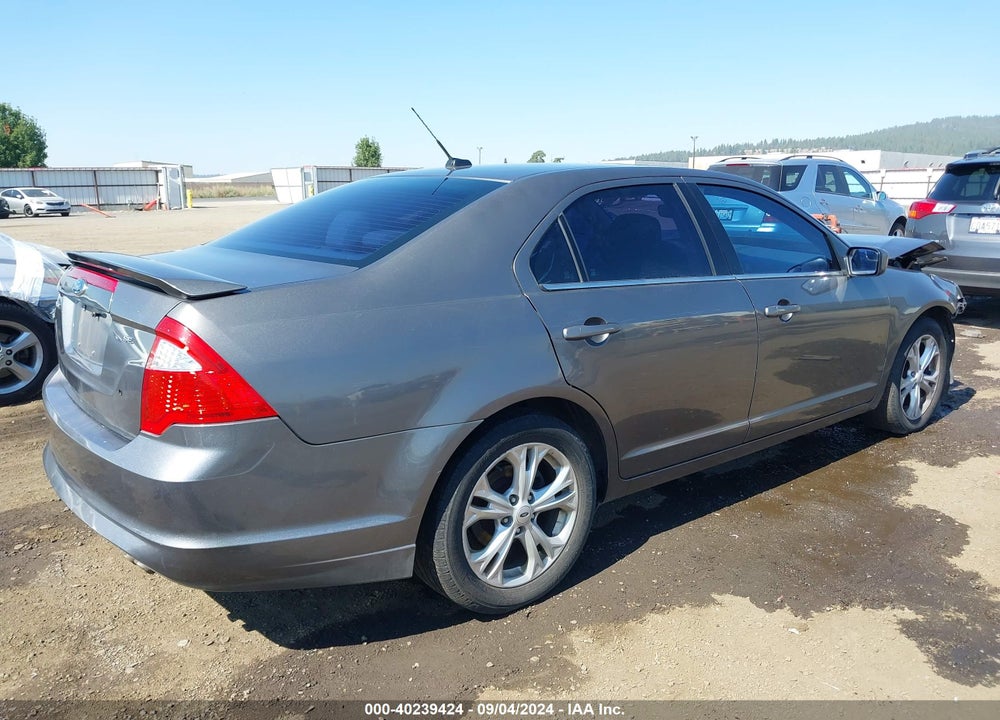 2012 FORD FUSION SE VIN: 3FAHP0HA4CR205911