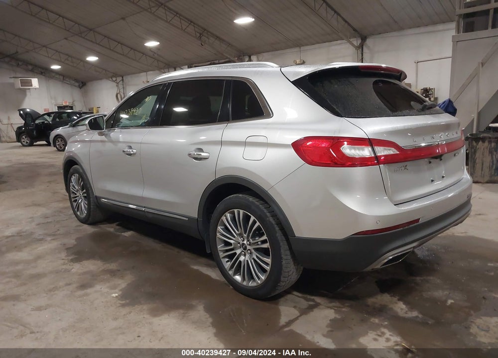 2016 LINCOLN MKX RESERVE VIN: 2LMTJ8LR4GBL70380