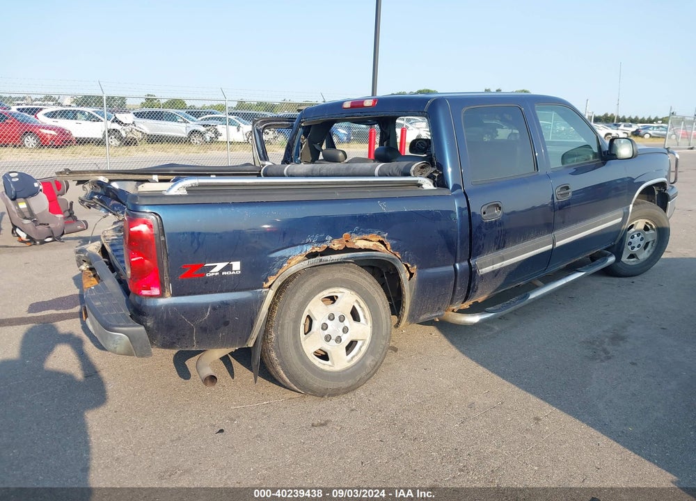 2006 CHEVROLET SILVERADO 1500 LT3 VIN: 2GCEK13T561179693