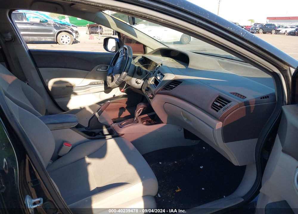 2012 HONDA CIVIC LX VIN: 19XFB2F51CE318918