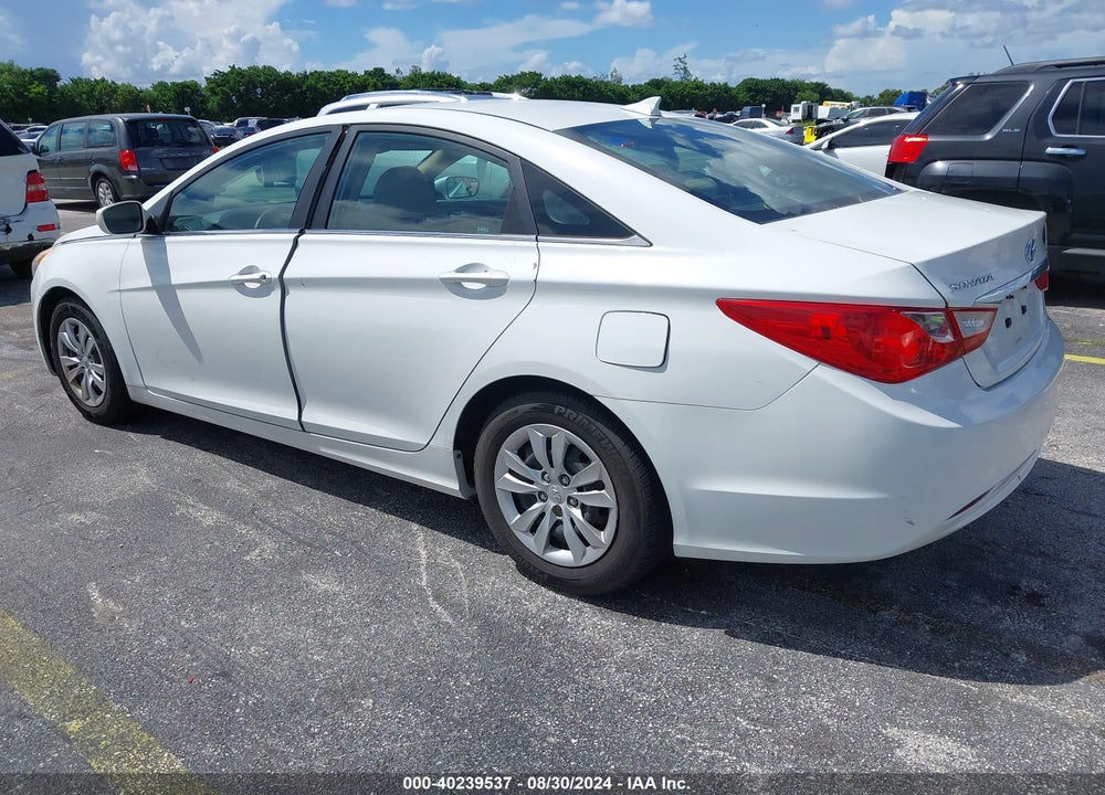 2012 HYUNDAI SONATA GLS VIN: 5NPEB4AC2CH331508