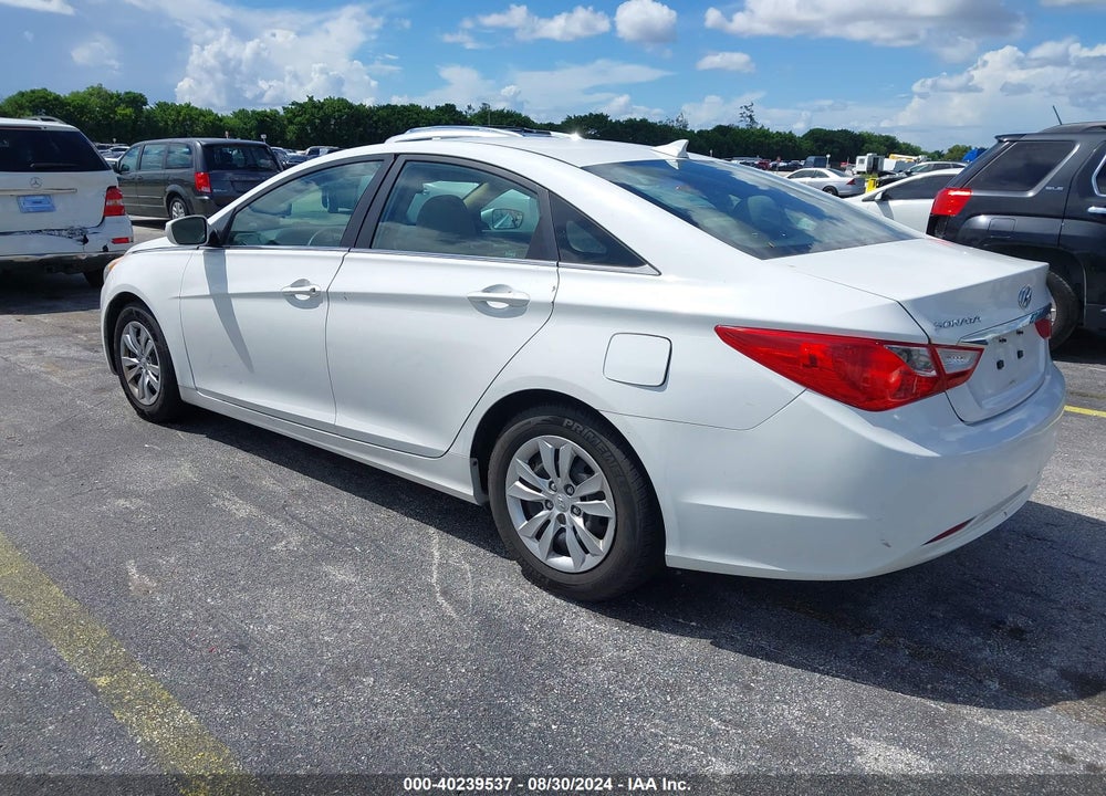 2012 HYUNDAI SONATA GLS VIN: 5NPEB4AC2CH331508