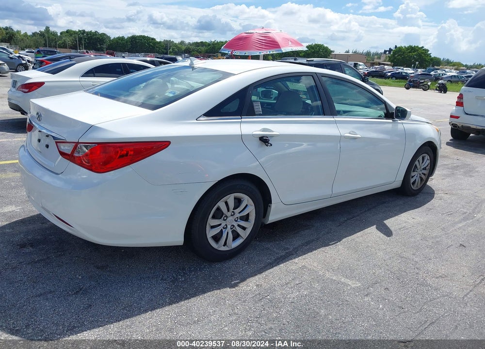 2012 HYUNDAI SONATA GLS VIN: 5NPEB4AC2CH331508