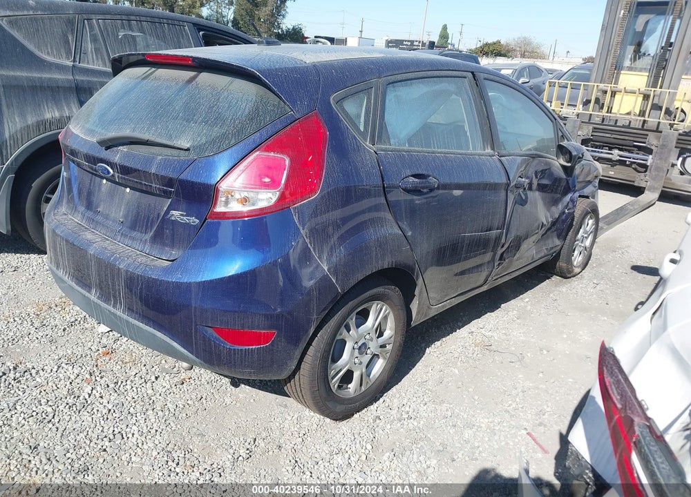 2016 FORD FIESTA SE VIN: 3FADP4EJ0GM159636